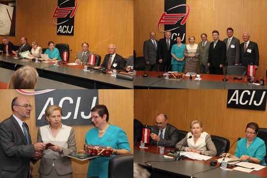 Visita de empresários austríacos